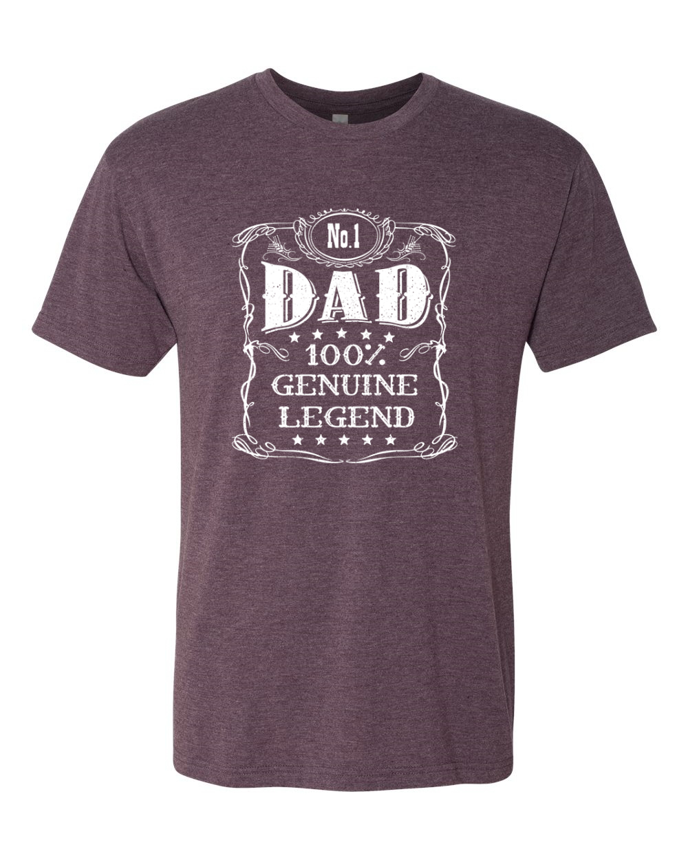 Camiseta No One Dad Genuine Legend Día del Padre Hombres Premium Tri Mezcla - Imagen 7 de 13