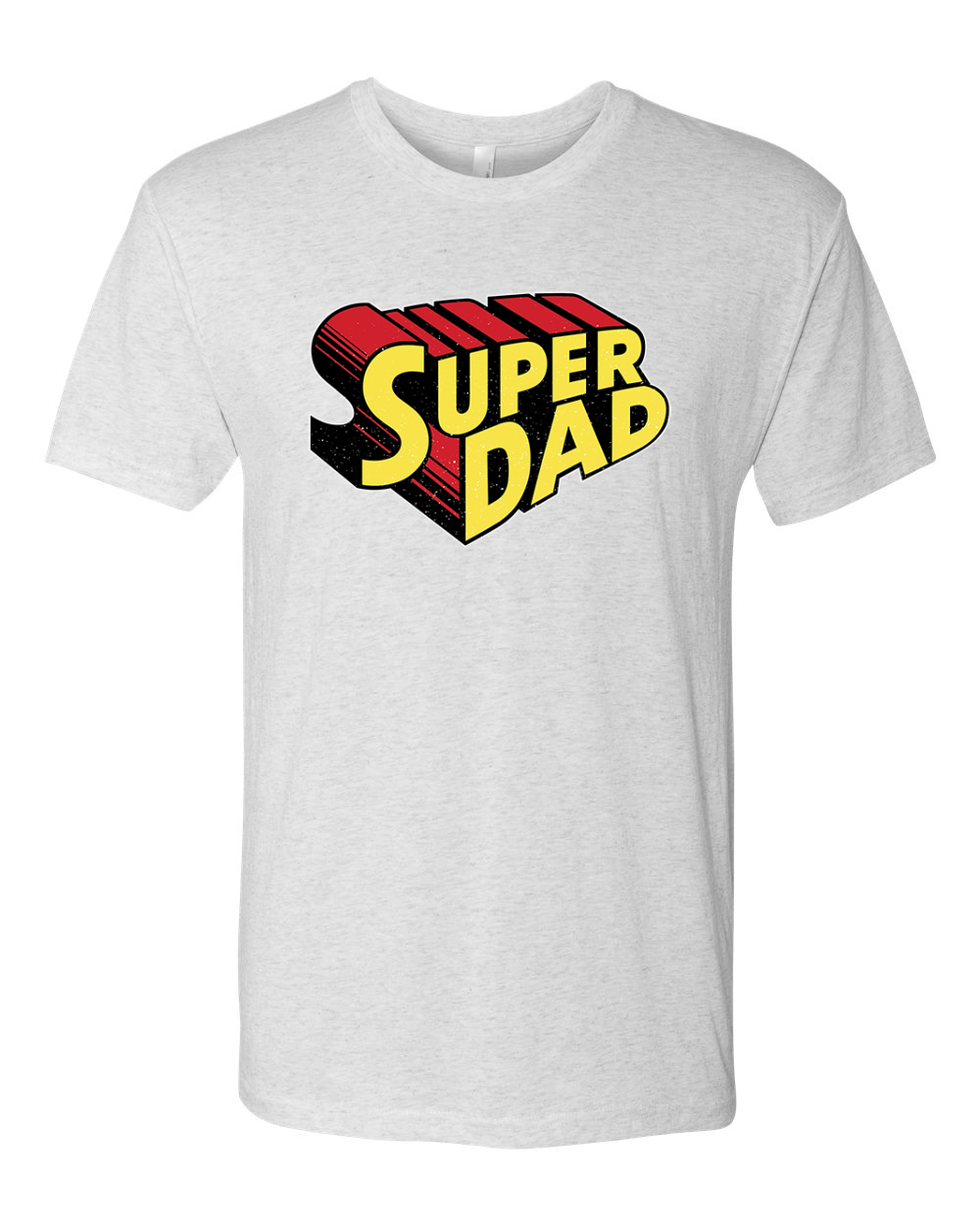 Super Dad Best Dad Fathers Day Men Premium Tri Blend Tshirt - Picture 4 of 16