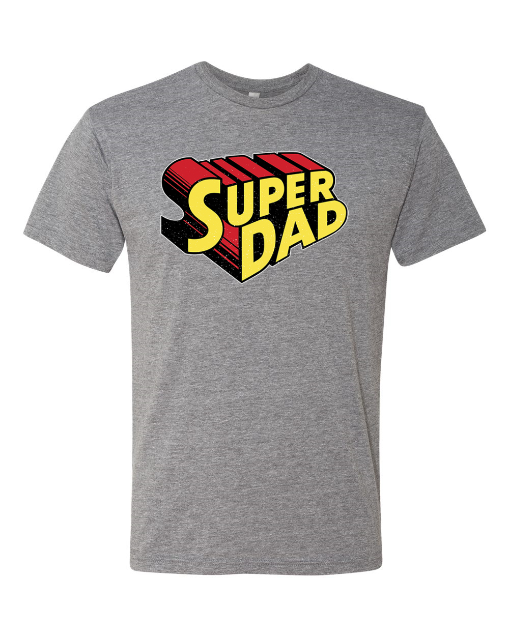 Super Dad Best Dad Fathers Day Men Premium Tri Blend Tshirt - Picture 5 of 16