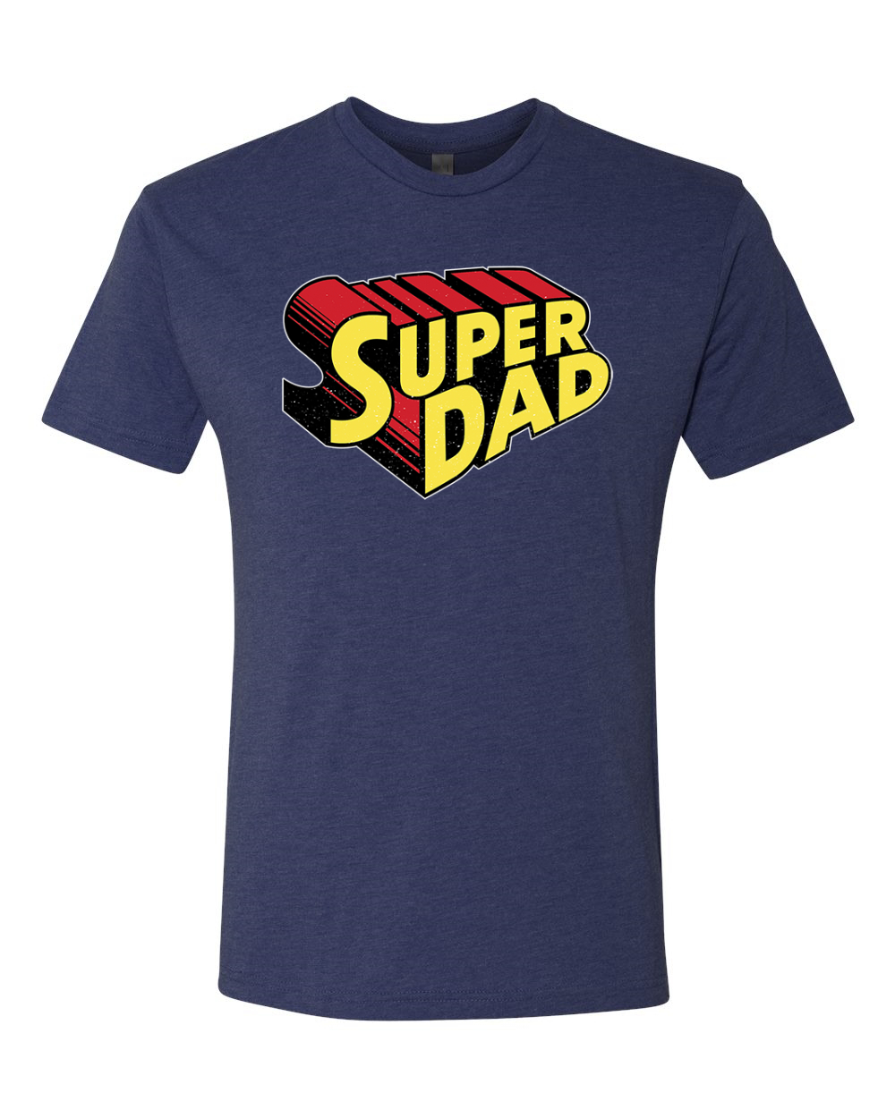 Super Dad Best Dad Fathers Day Men Premium Tri Blend Tshirt - Picture 7 of 16