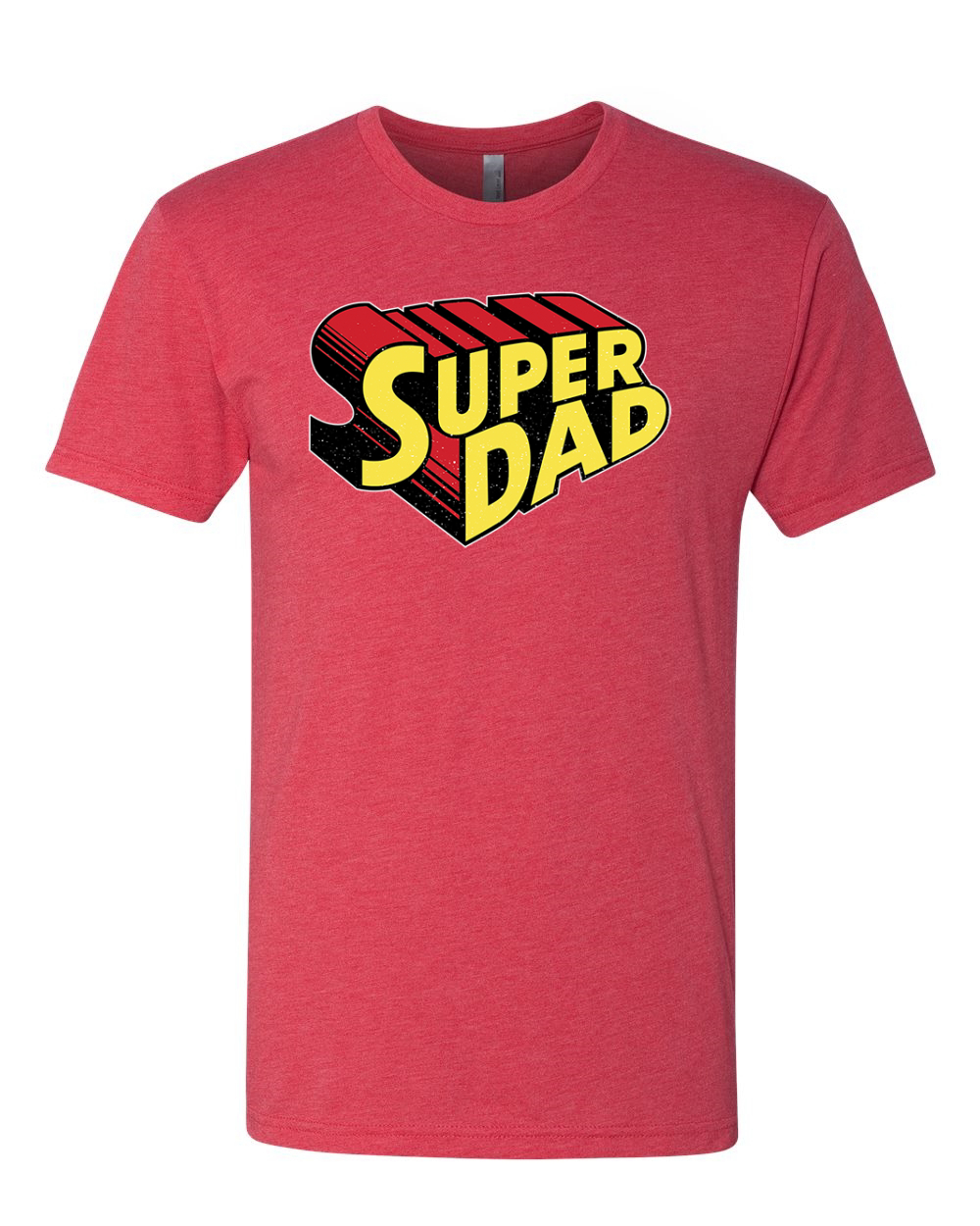 Super Dad Best Dad Fathers Day Men Premium Tri Blend Tshirt - Picture 9 of 16