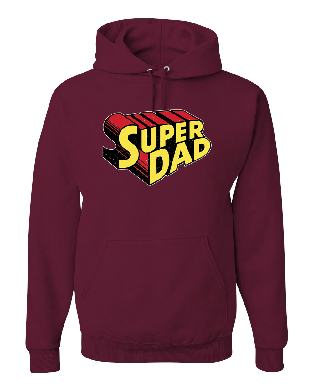 Super Dad Best Dad Fathers Day Men Women Hooded Sweatshirt - Picture 9 of 17