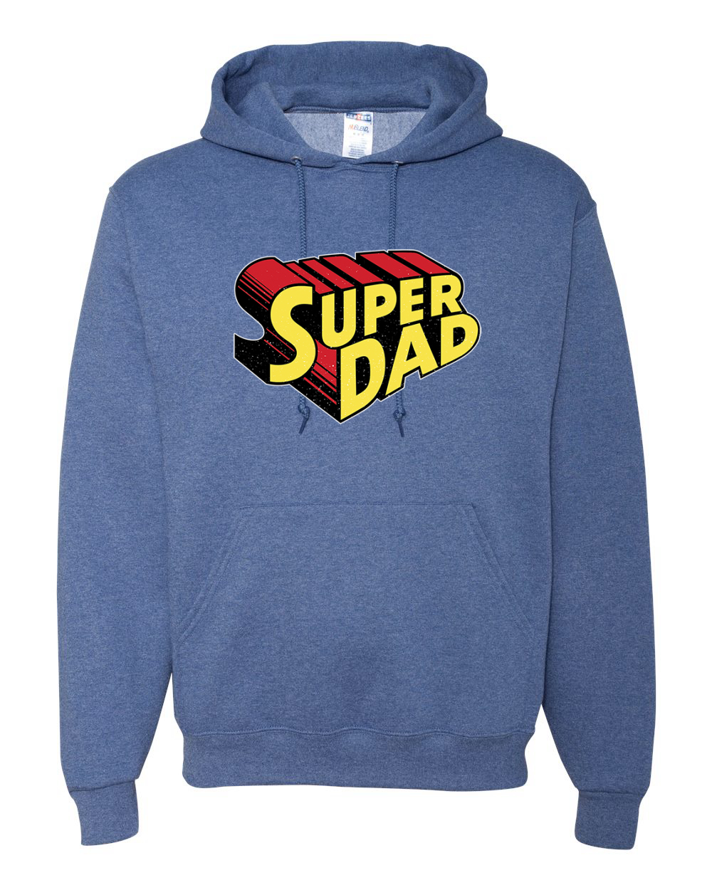 Super Dad Best Dad Fathers Day Men Women Hooded Sweatshirt - Picture 13 of 17