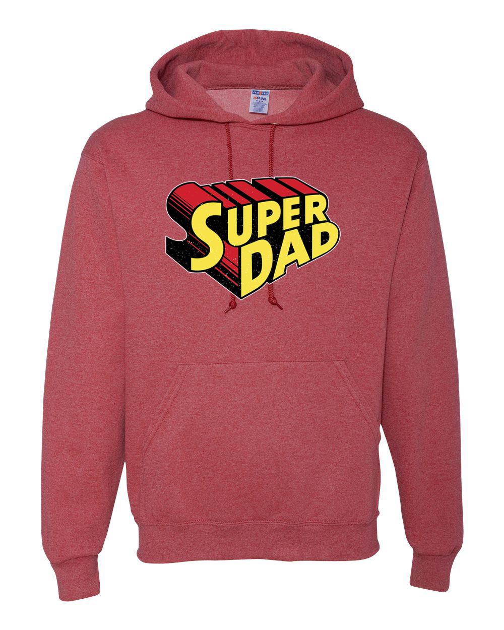 Super Dad Best Dad Fathers Day Men Women Hooded Sweatshirt - Picture 15 of 17