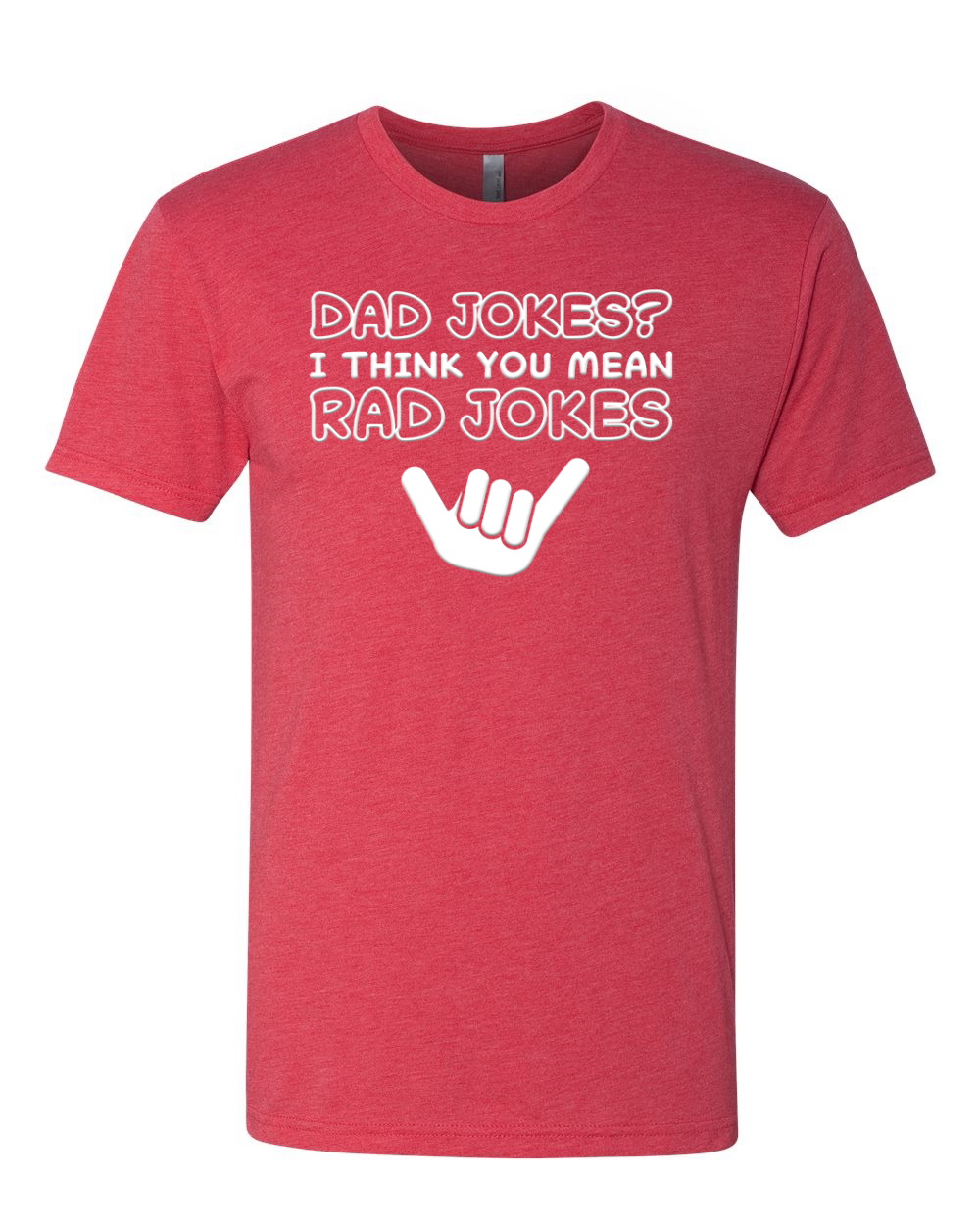 Camiseta Dad Jokes I Think You Mean Rad Jokes Día del Padre Hombres Premium Tri Mezcla - Imagen 8 de 13