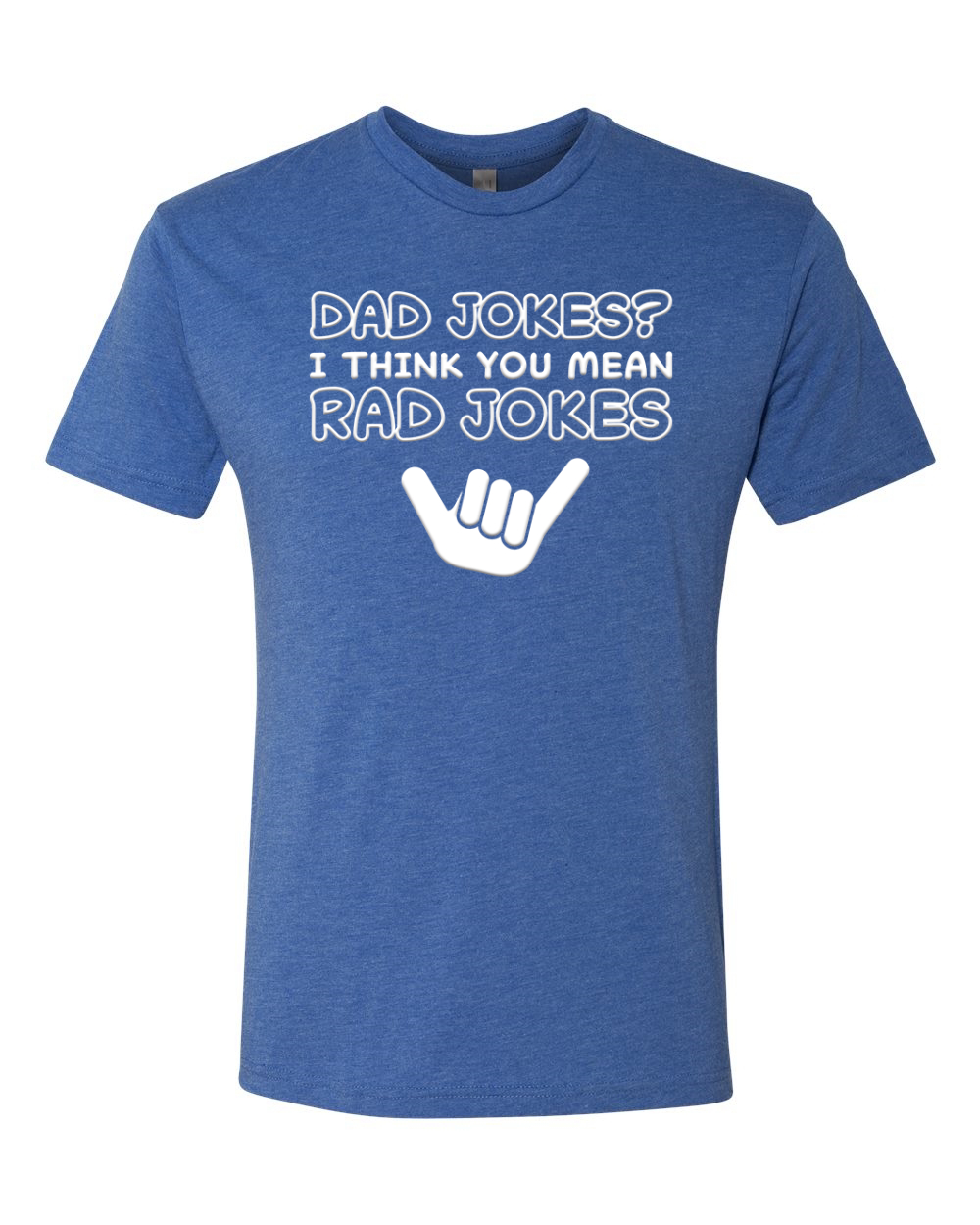 Camiseta Dad Jokes I Think You Mean Rad Jokes Día del Padre Hombres Premium Tri Mezcla - Imagen 9 de 13