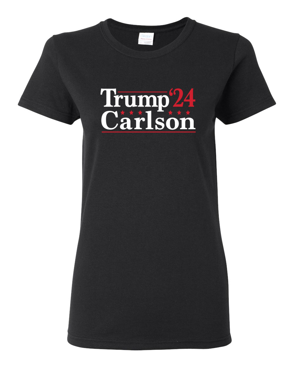 Trump Carlson Alliance 2024 Elections Political Women Graphic Shirt - Picture 3 of 10