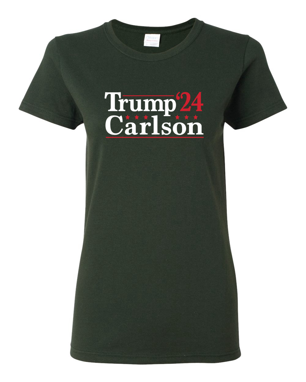 Trump Carlson Alliance 2024 Elections Political Women Graphic Shirt - Picture 5 of 10