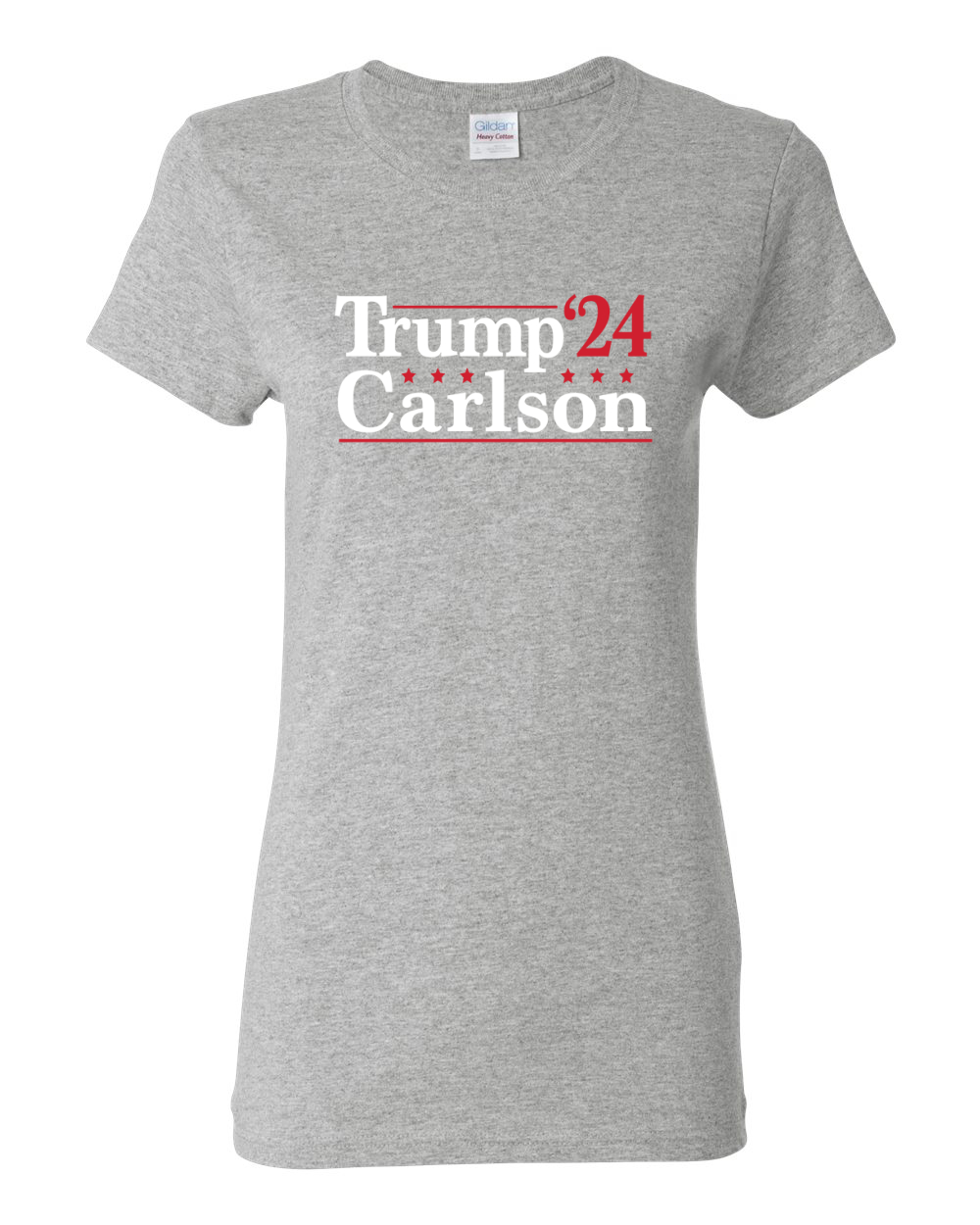 Trump Carlson Alliance 2024 Elections Political Women Graphic Shirt - Picture 6 of 10