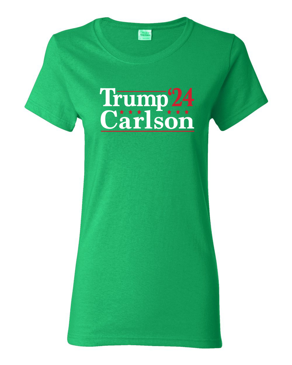 Trump Carlson Alliance 2024 Elections Political Women Graphic Shirt - Picture 7 of 10