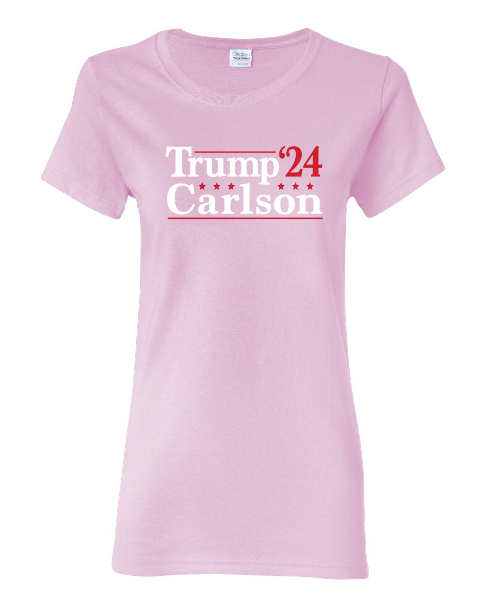 Trump Carlson Alliance 2024 Elections Political Women Graphic Shirt - Picture 8 of 10