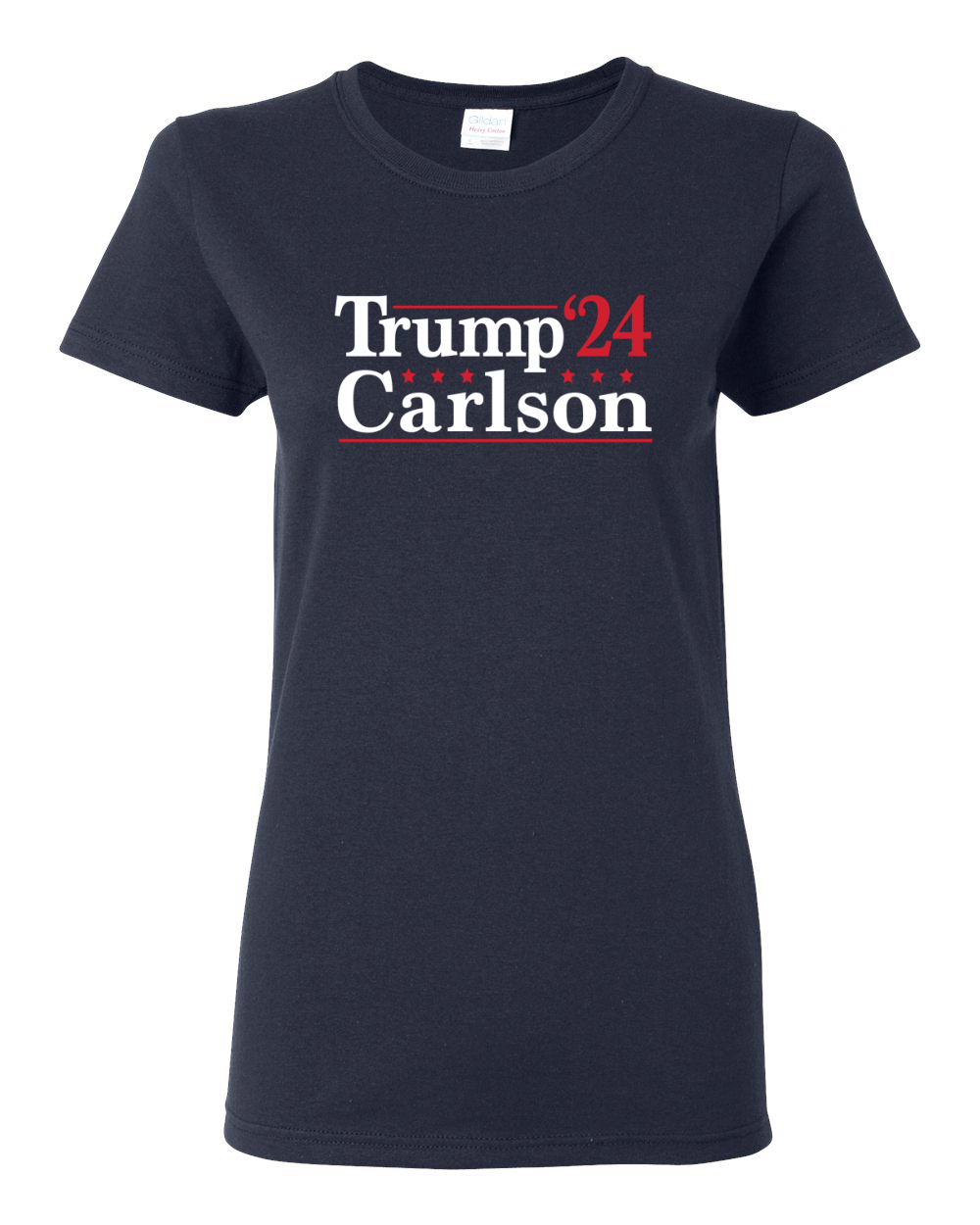 Trump Carlson Alliance 2024 Elections Political Women Graphic Shirt - Picture 9 of 10