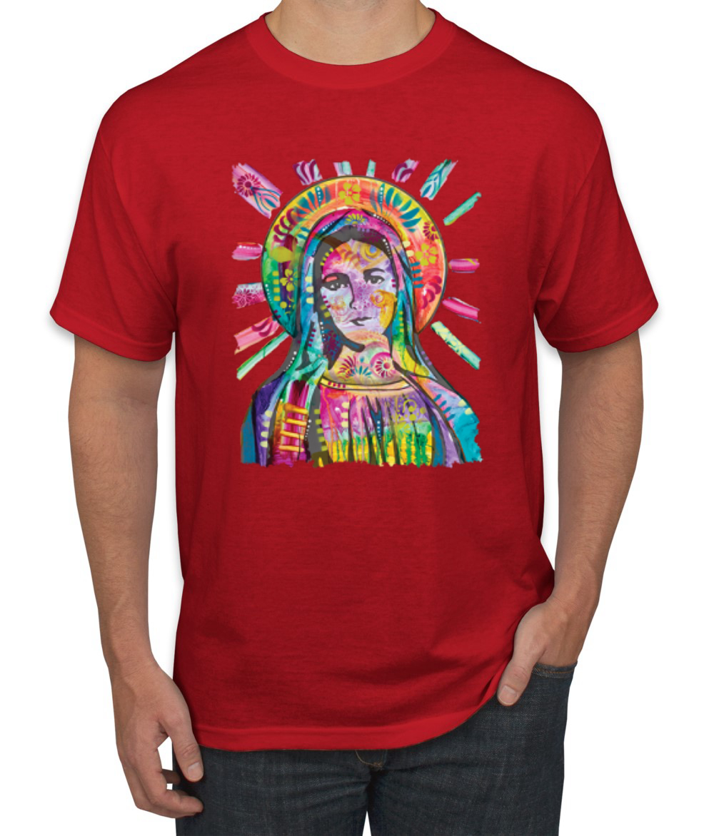 Camiseta Hombre Mamá Pintada Arco Iris Mary Dean Russo Diseño - Imagen 7 de 11