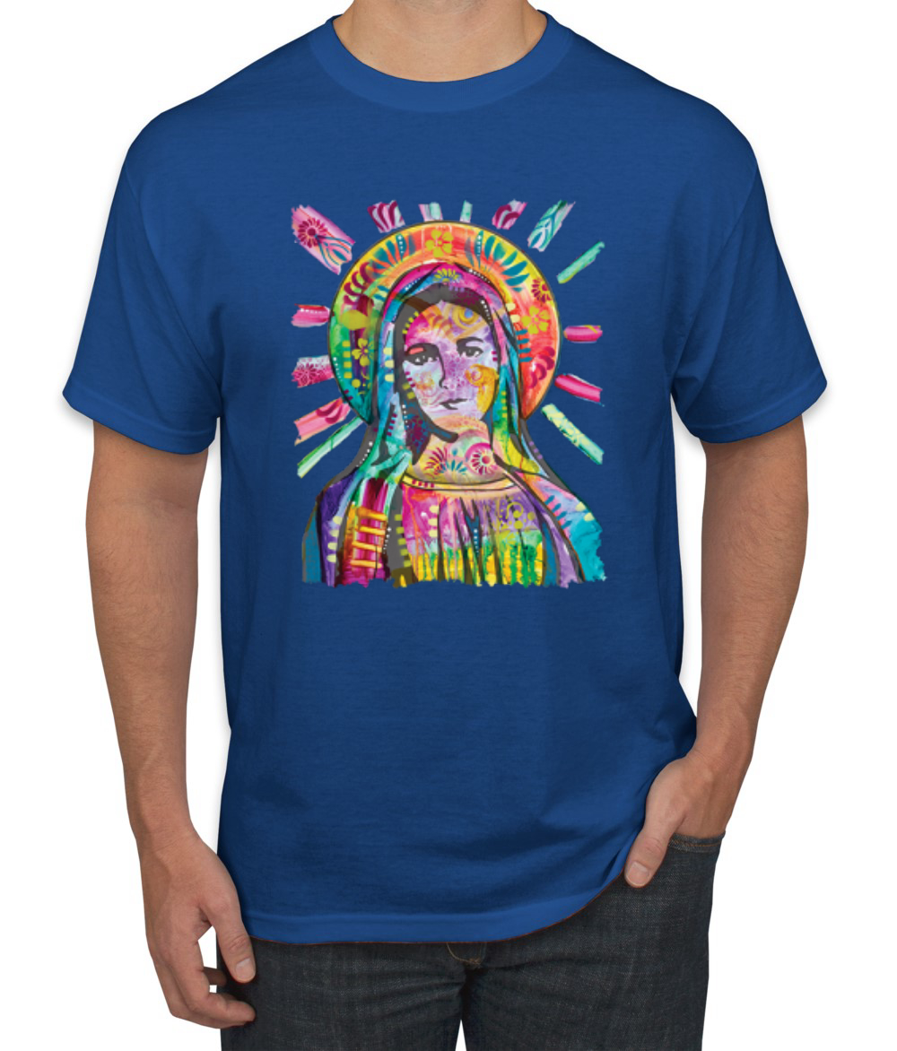 Camiseta Hombre Mamá Pintada Arco Iris Mary Dean Russo Diseño - Imagen 8 de 11