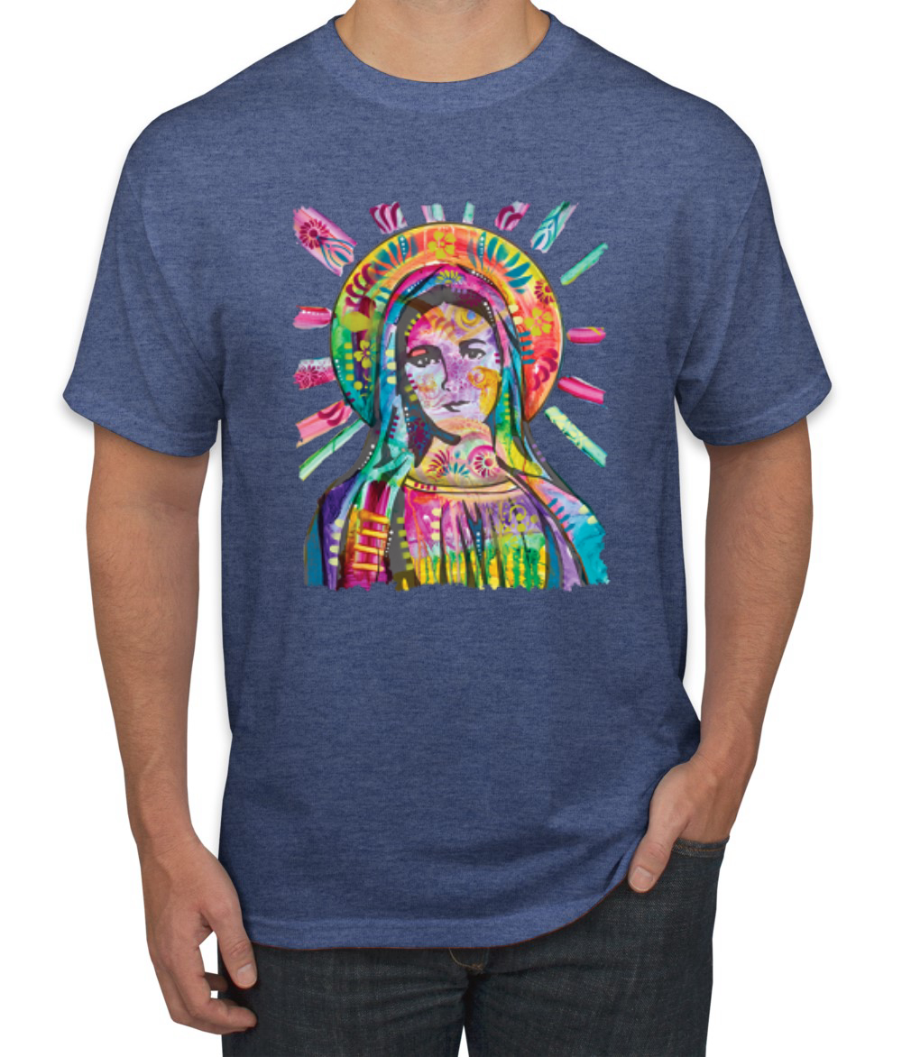 Camiseta Hombre Mamá Pintada Arco Iris Mary Dean Russo Diseño - Imagen 9 de 11