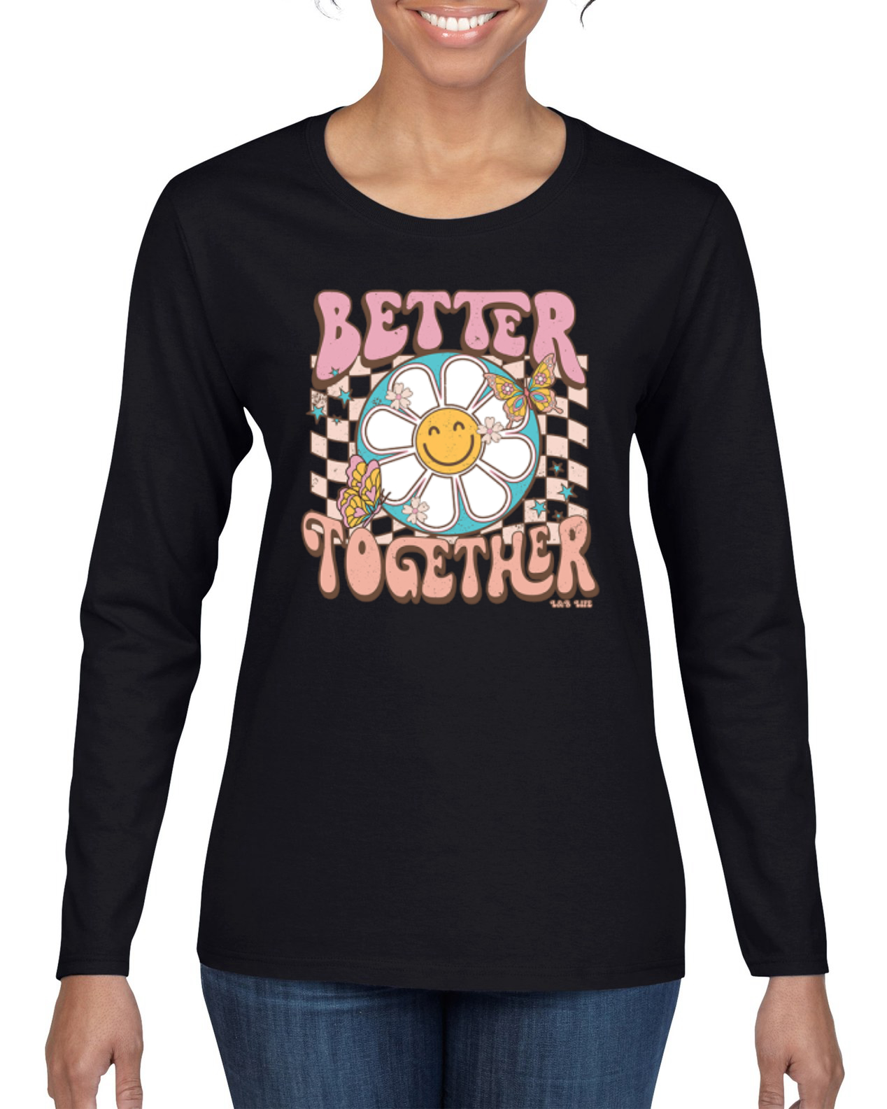 Camiseta deportiva gráfica manga larga Its About To Get Miami Soccer Skyline para mujer - Imagen 3 de 8
