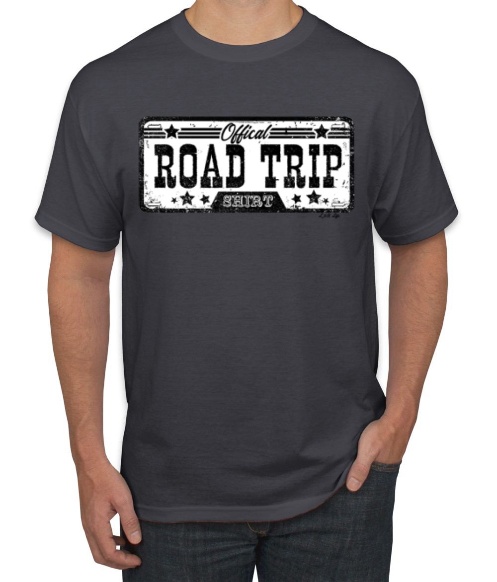 Official Road Trip Shirt Retro Black and White Men TShirt - Picture 4 of 19