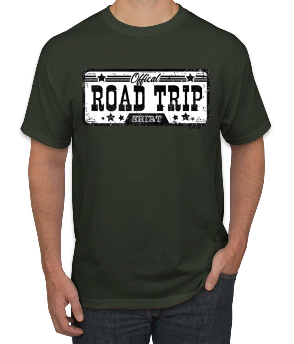 Official Road Trip Shirt Retro Black and White Men TShirt - Picture 5 of 19