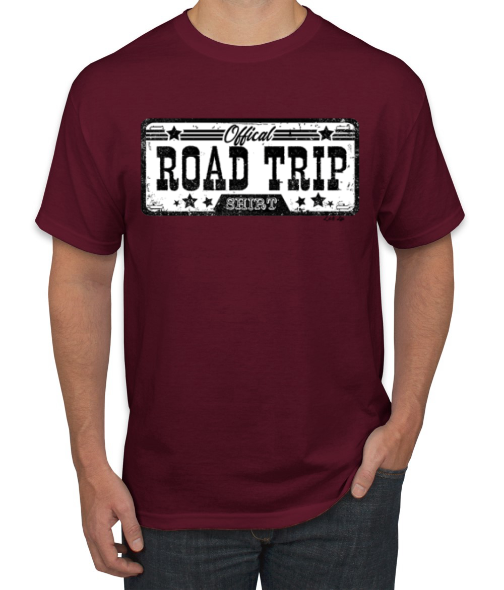 Official Road Trip Shirt Retro Black and White Men TShirt - Picture 9 of 19