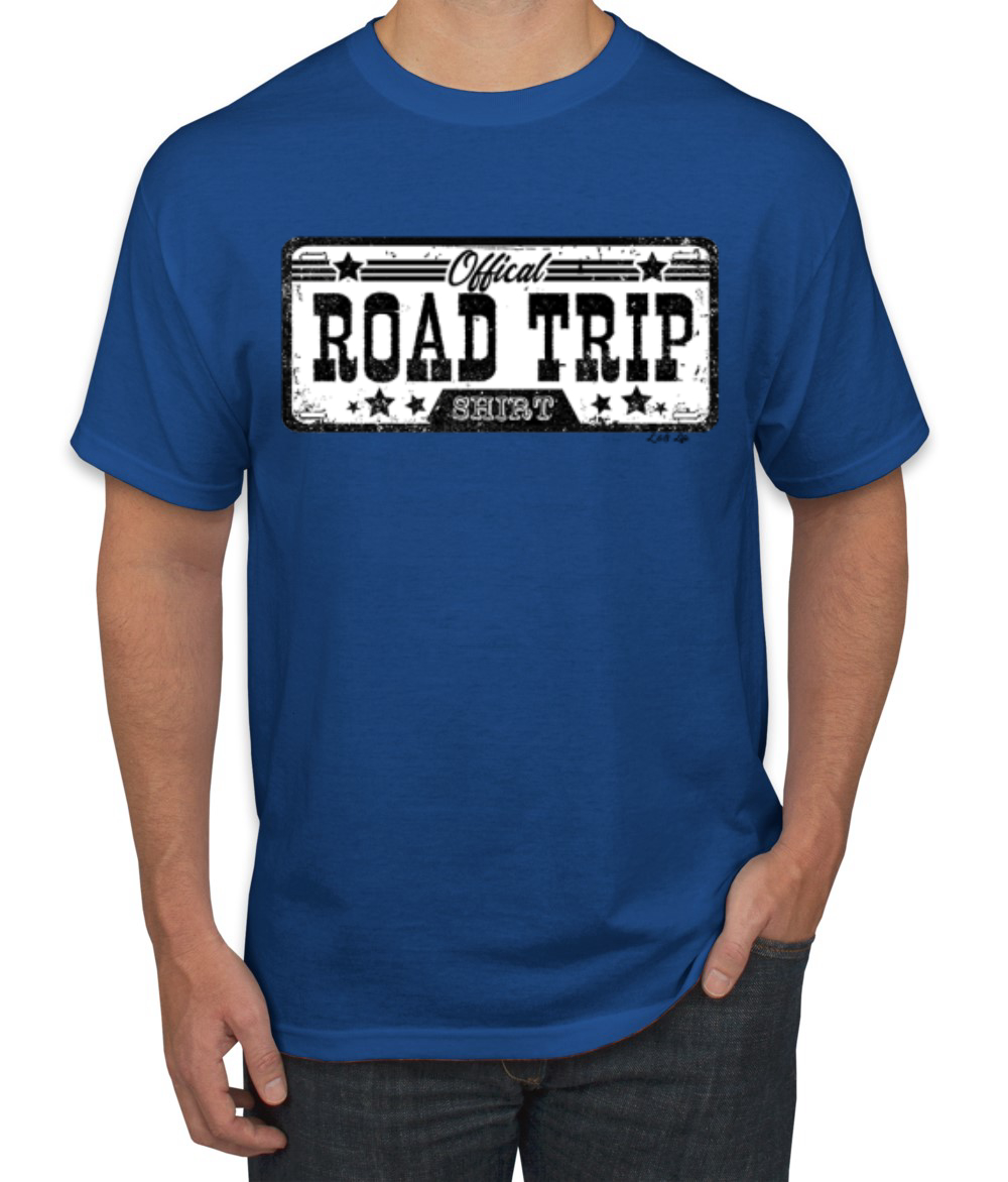 Official Road Trip Shirt Retro Black and White Men TShirt - Picture 11 of 19