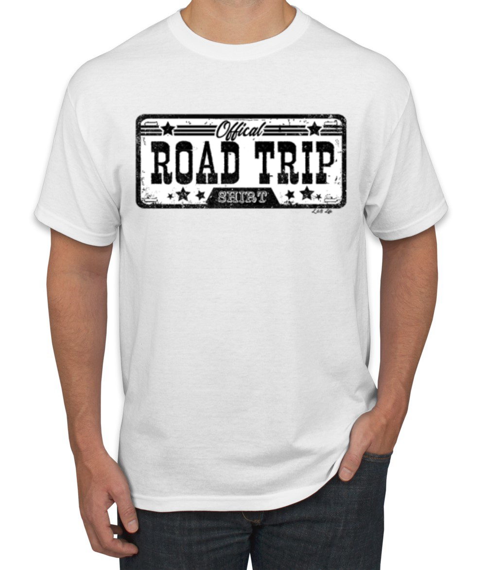 Official Road Trip Shirt Retro Black and White Men TShirt - Picture 15 of 19