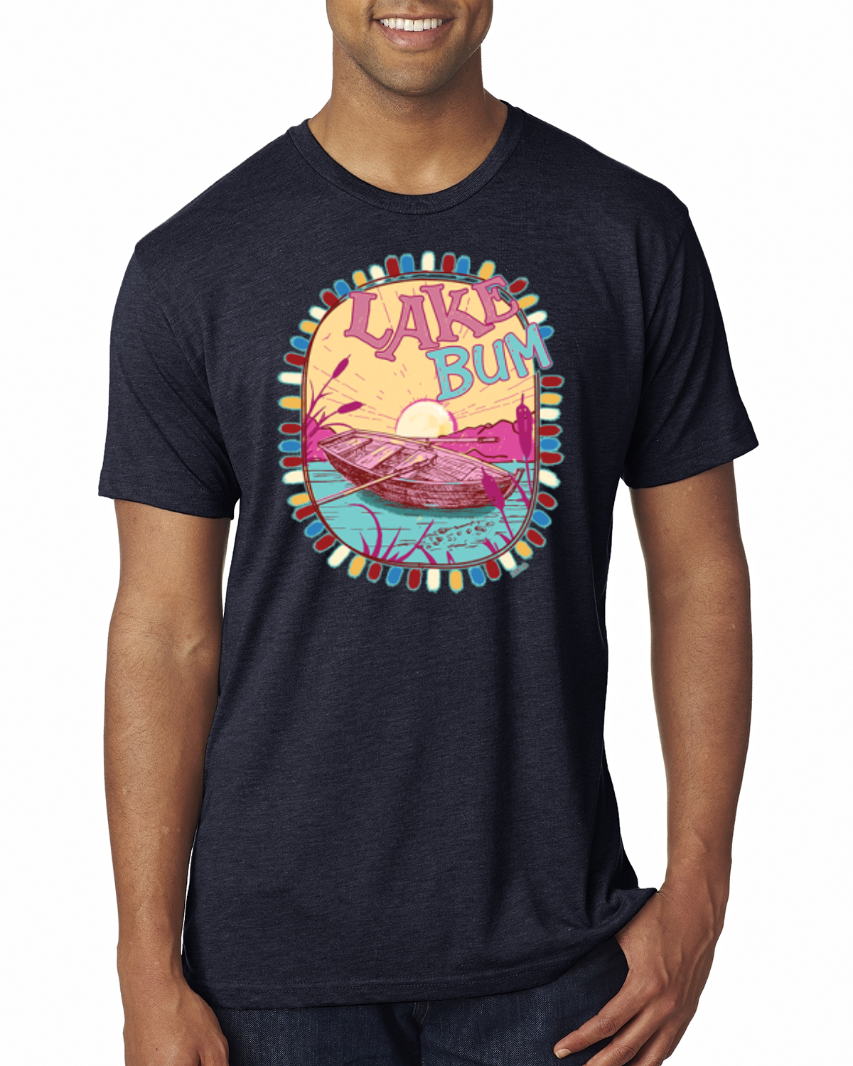 Camiseta Never Surrender Donald J. Trump Taz Shot Hombre Premium TriBlend - Imagen 8 de 17