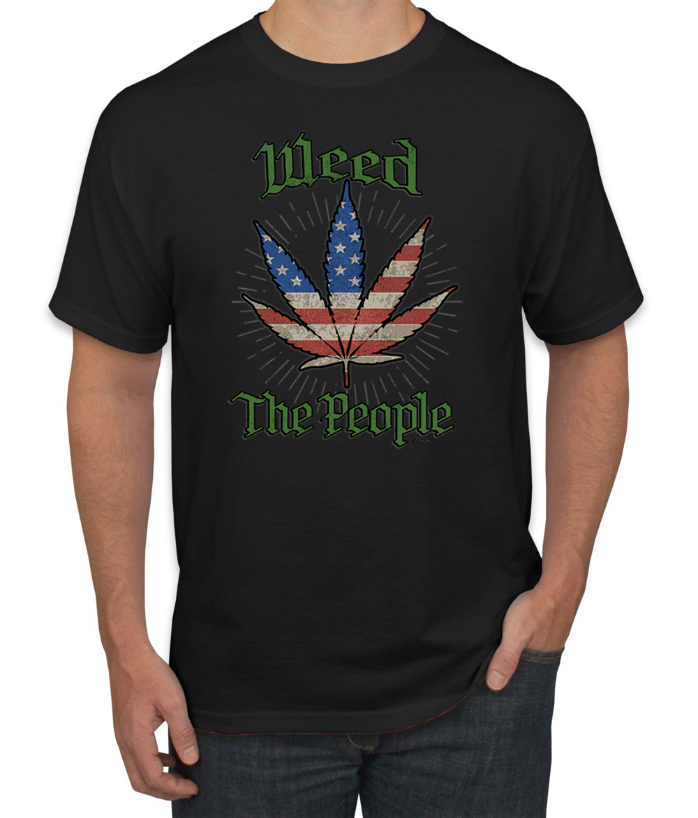 Weed the People Weed Men T-Shirt - Picture 3 of 8