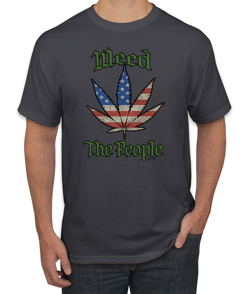 Weed the People Weed Men T-Shirt - Picture 4 of 8