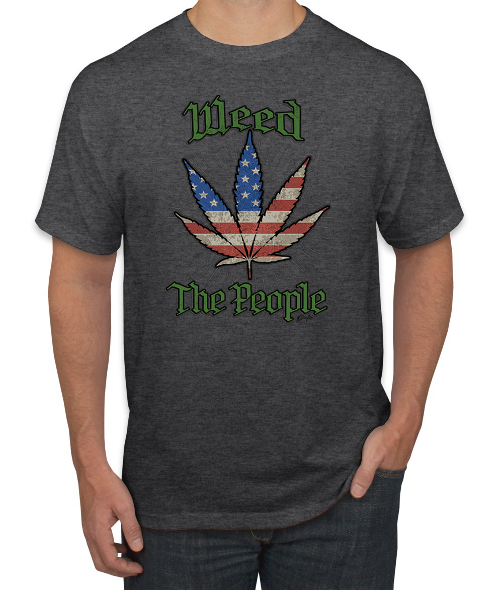 Weed the People Weed Men T-Shirt - Picture 5 of 8