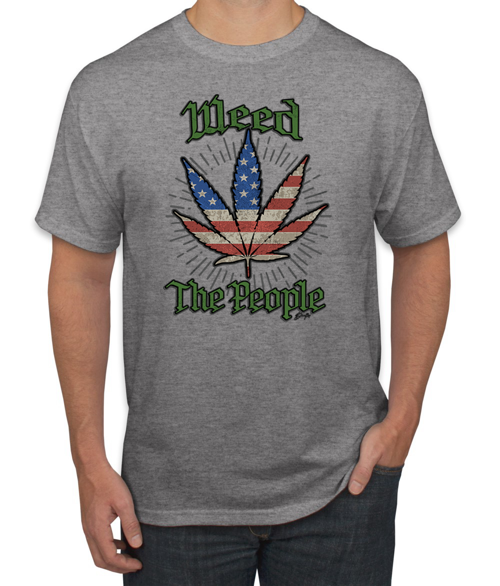 Weed the People Weed Men T-Shirt - Picture 6 of 8