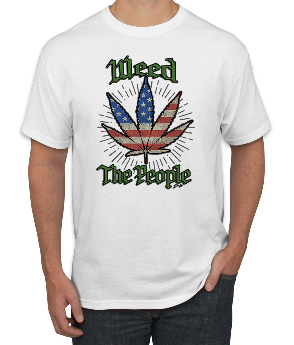 Weed the People Weed Men T-Shirt - Picture 8 of 8