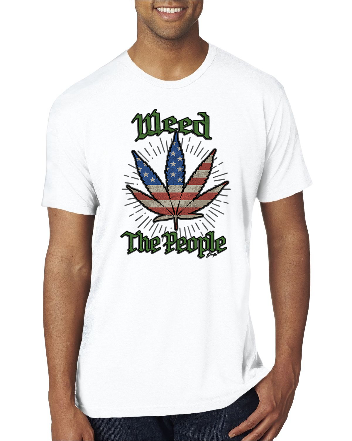 Camiseta Weed the People Weed Hombre Premium Tri Blend - Imagen 8 de 8