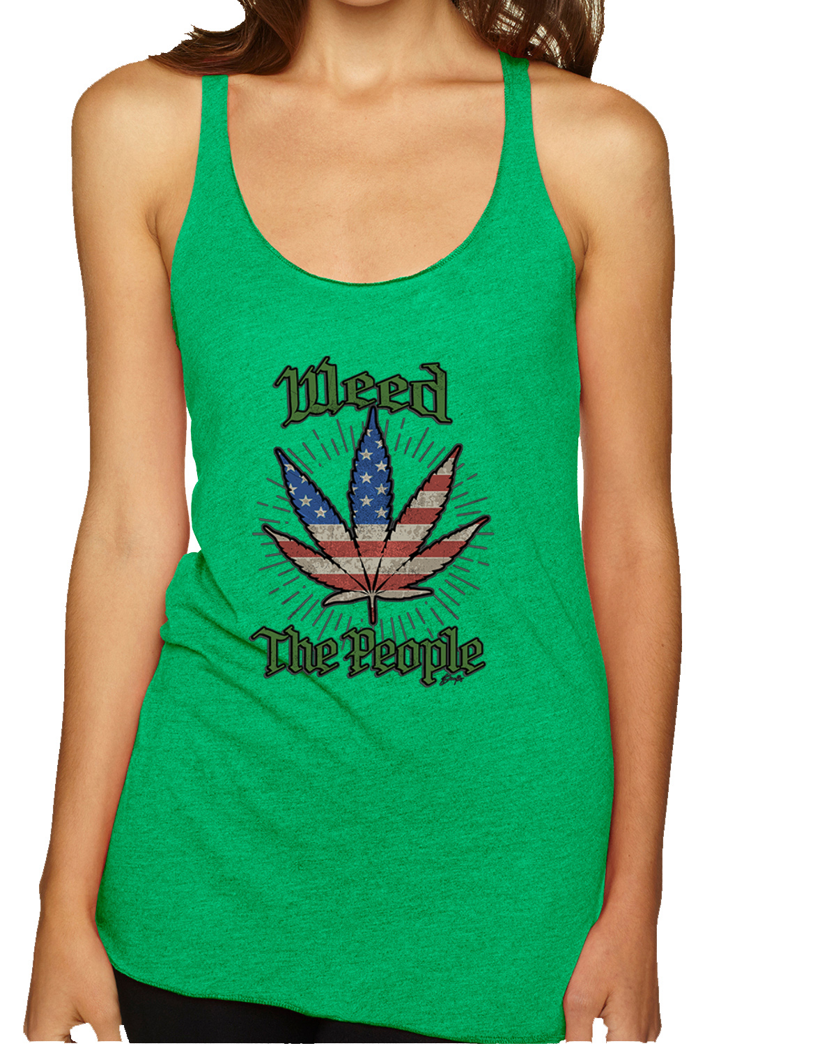 Weed the People Weed Tri-Blend Racerback Tank Top - Bild 3 von 5