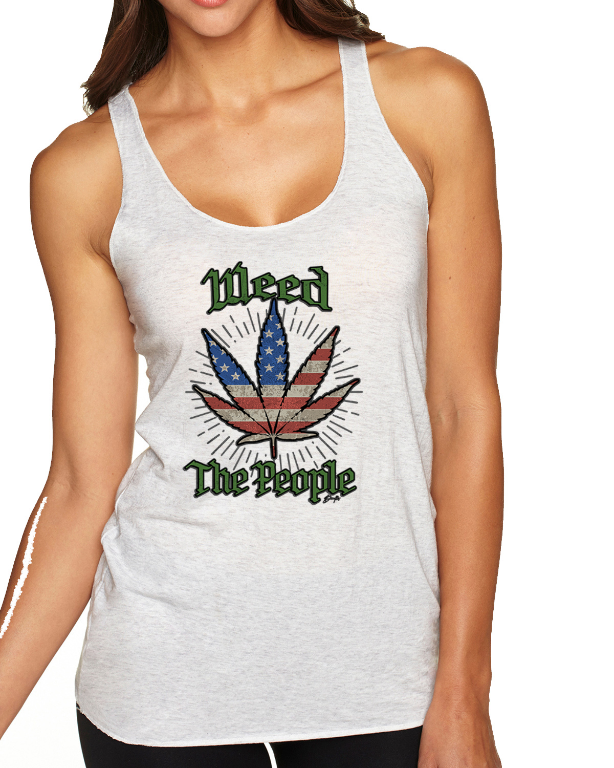 Weed the People Weed Tri-Blend Racerback Tank Top - Bild 4 von 5