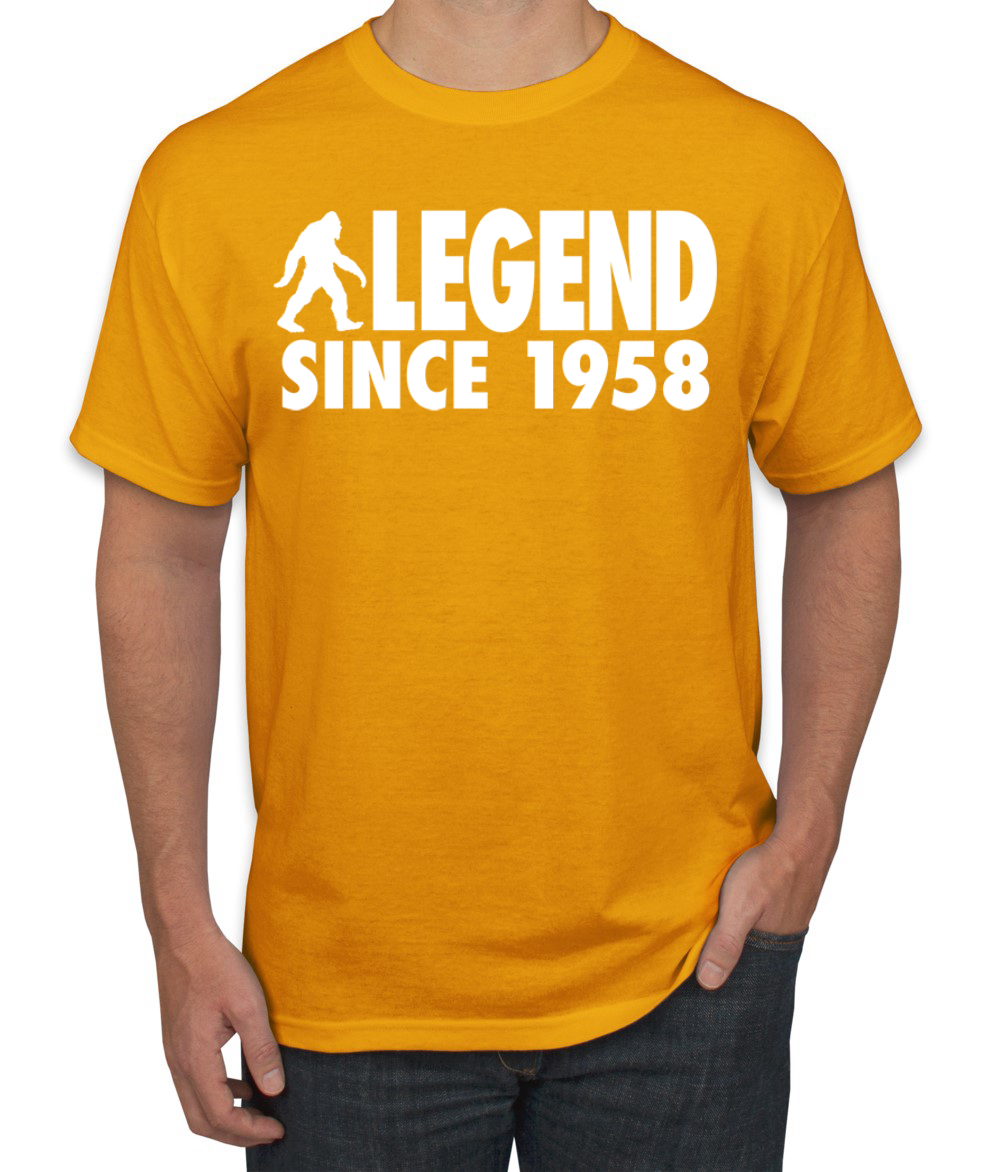 Bigfoot Sasquatch Legend Since 1958 Men T-Shirt - Picture 24 of 28