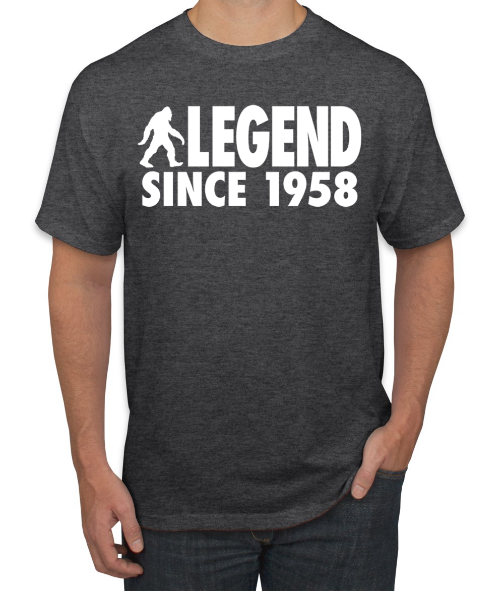 Bigfoot Sasquatch Legend Since 1958 Men T-Shirt - Picture 7 of 28