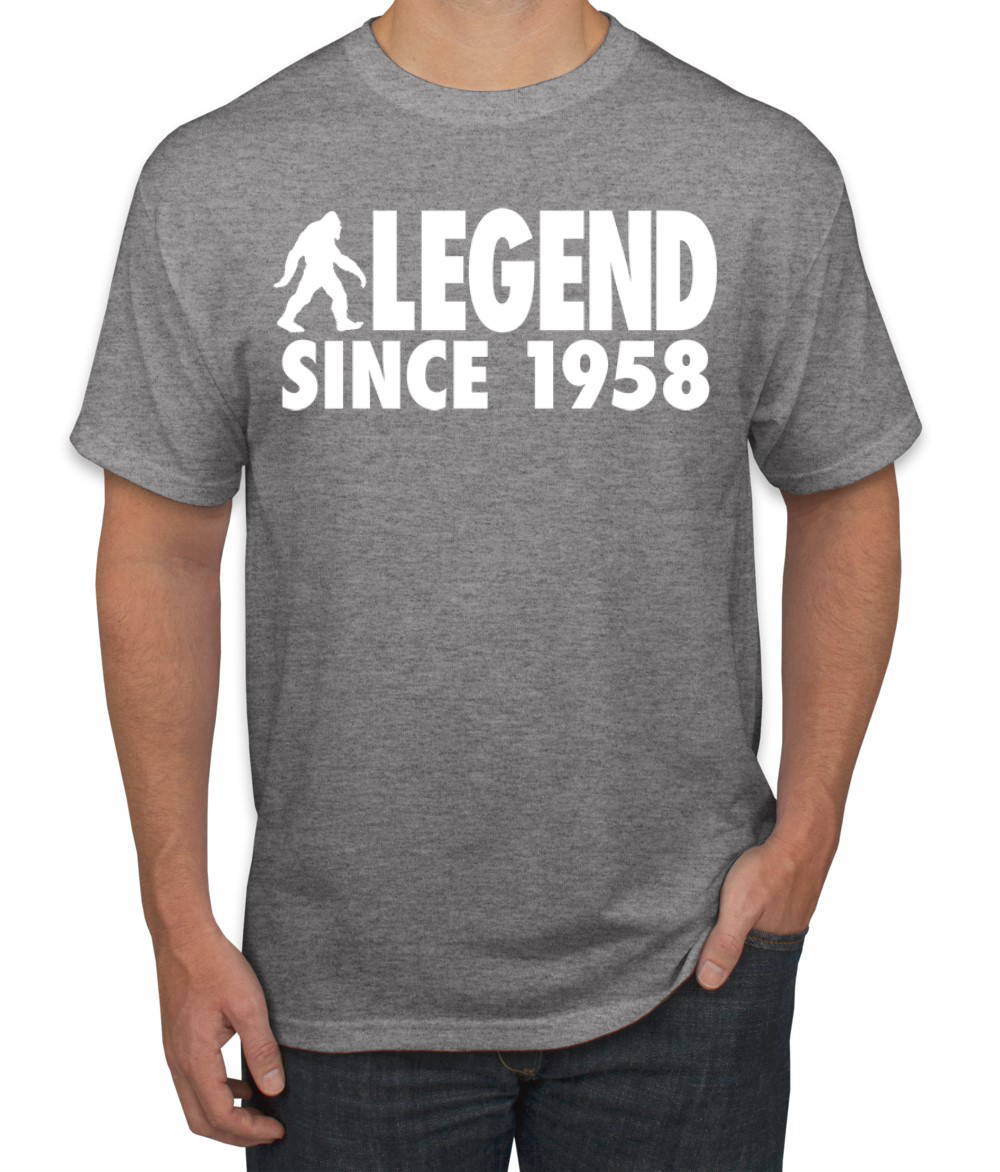 Bigfoot Sasquatch Legend Since 1958 Men T-Shirt - Picture 8 of 28