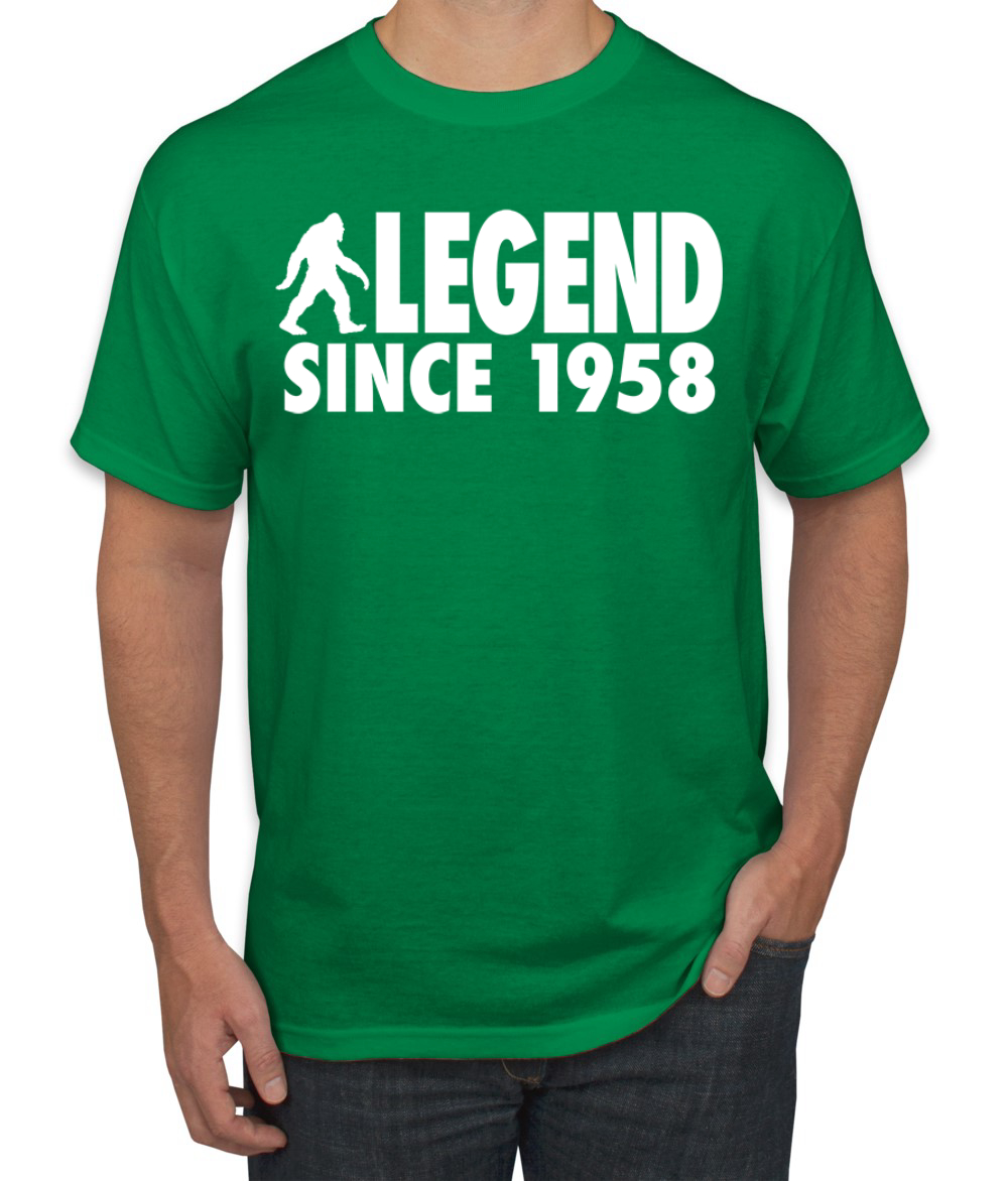 Bigfoot Sasquatch Legend Since 1958 Men T-Shirt - Picture 9 of 28