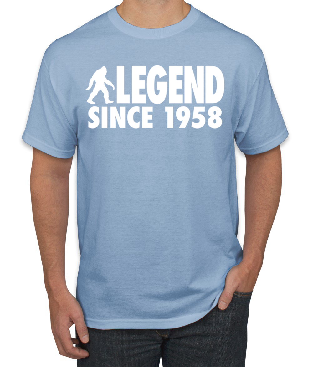 Bigfoot Sasquatch Legend Since 1958 Men T-Shirt - Picture 25 of 28
