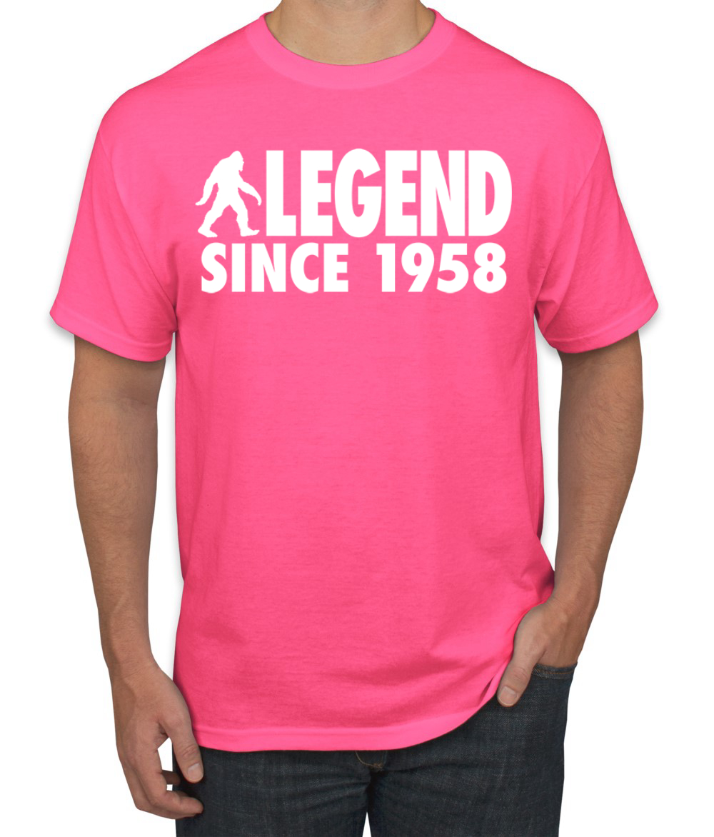 Bigfoot Sasquatch Legend Since 1958 Men T-Shirt - Picture 13 of 28