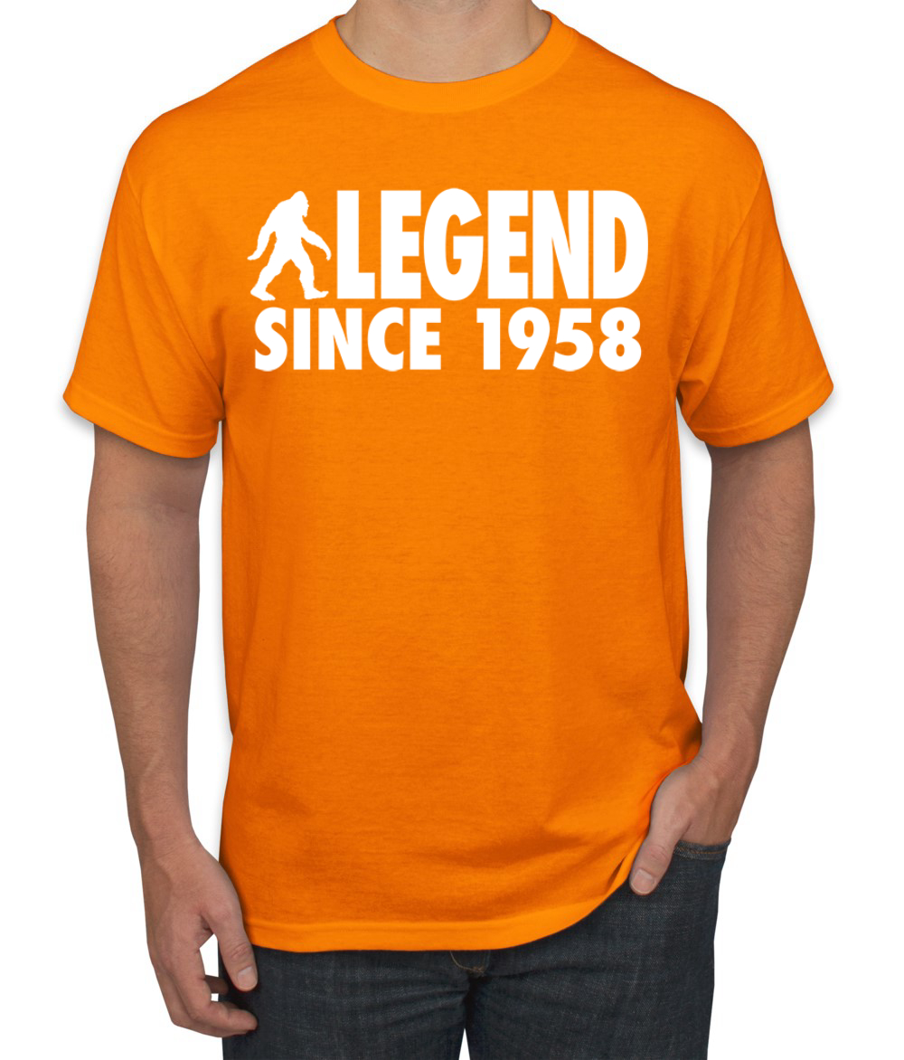Bigfoot Sasquatch Legend Since 1958 Men T-Shirt - Picture 14 of 28