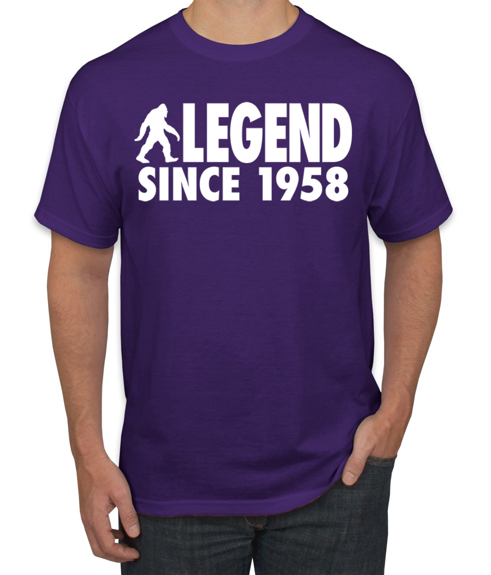 Bigfoot Sasquatch Legend Since 1958 Men T-Shirt - Picture 15 of 28