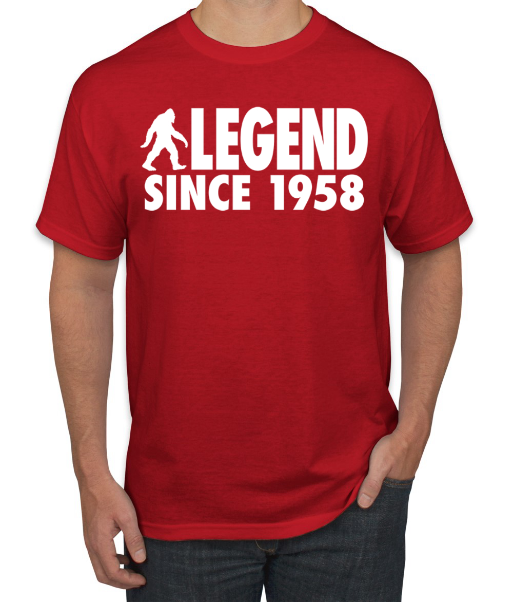 Bigfoot Sasquatch Legend Since 1958 Men T-Shirt - Picture 16 of 28