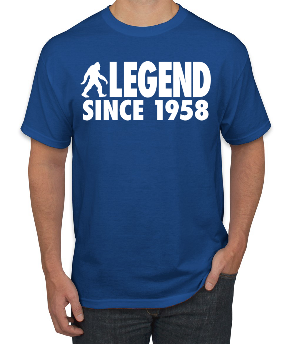 Bigfoot Sasquatch Legend Since 1958 Men T-Shirt - Picture 17 of 28