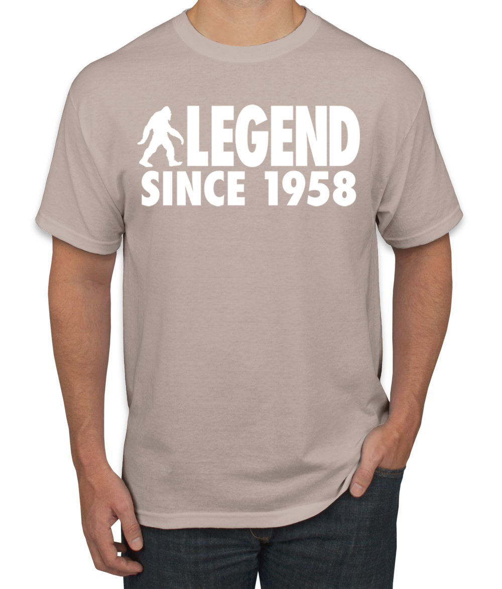 Bigfoot Sasquatch Legend Since 1958 Men T-Shirt - Picture 28 of 28
