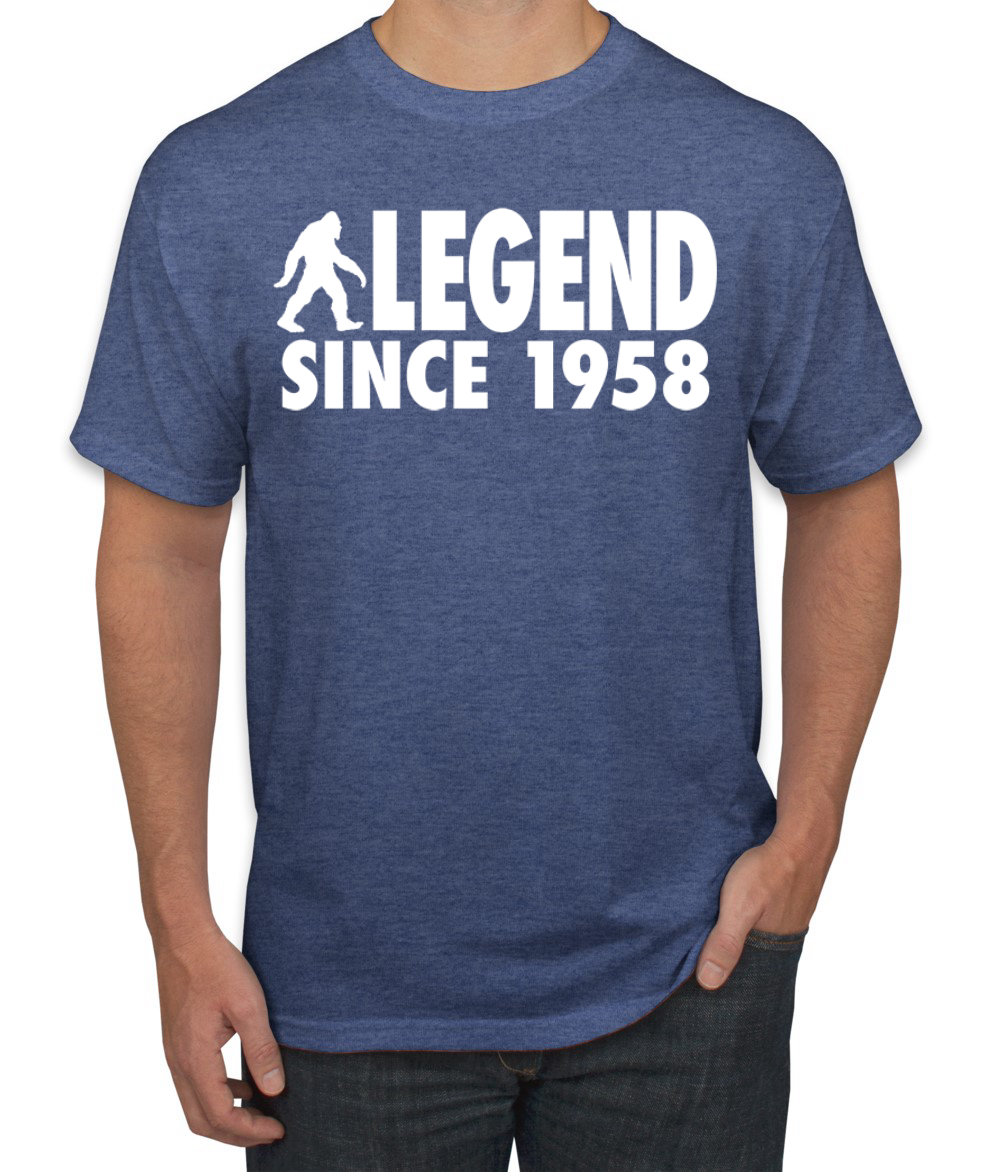 Bigfoot Sasquatch Legend Since 1958 Men T-Shirt - Picture 18 of 28