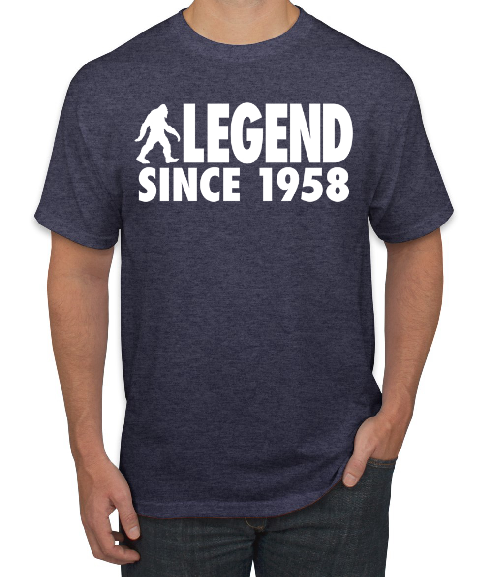 Bigfoot Sasquatch Legend Since 1958 Men T-Shirt - Picture 19 of 28