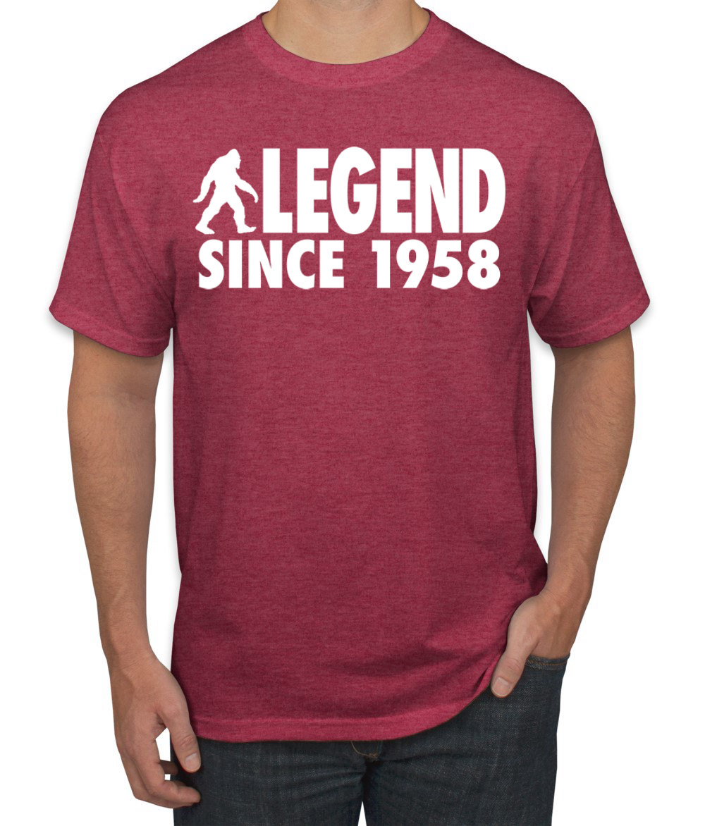 Bigfoot Sasquatch Legend Since 1958 Men T-Shirt - Picture 20 of 28