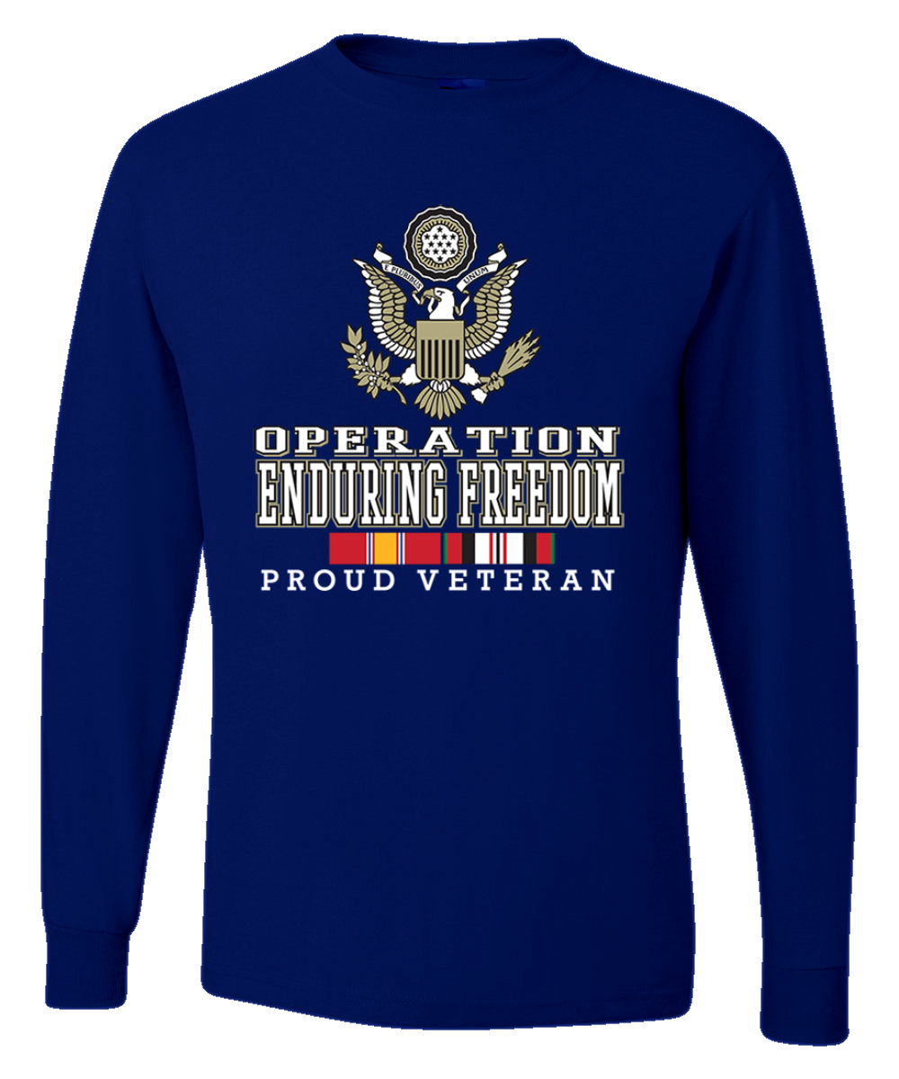 Camisa de manga larga para hombre Operation Iraqi Enduring Freedom color real - Imagen 3 de 6