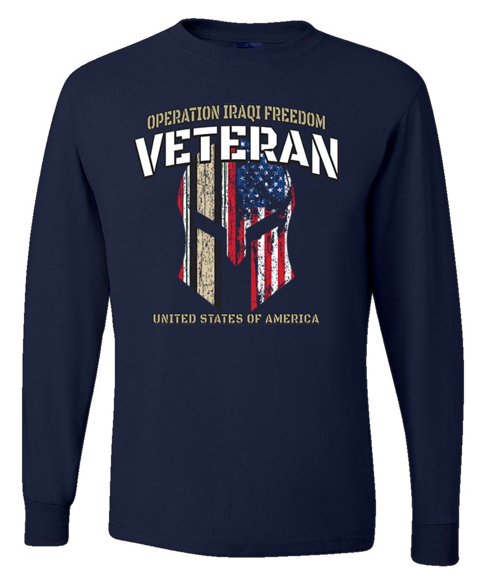 Camisa Mangas Largas Operation Iraqi Durading Freedom Color Marino Operation - Imagen 6 de 6
